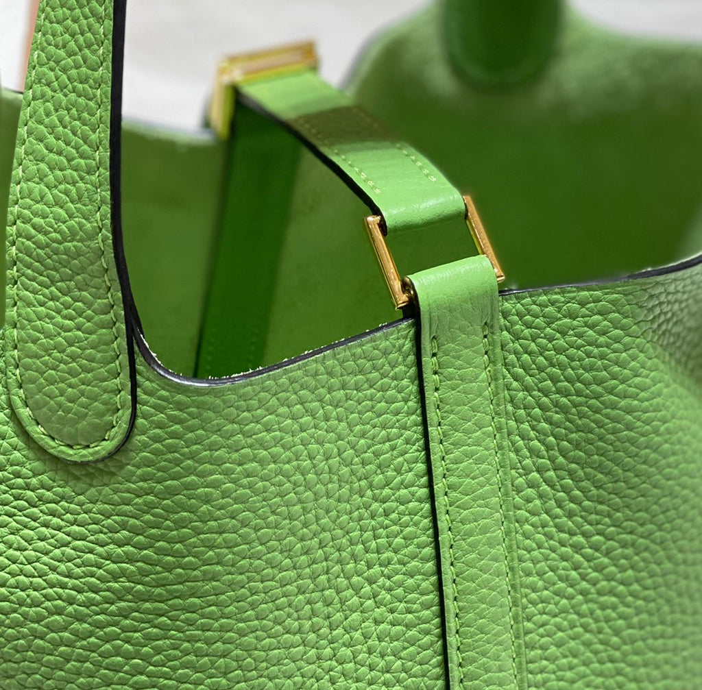 Hermes Picotin Lock 22 Green Togo Ghw Bag