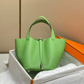 Hermes Picotin Lock 22 Green Togo Shw Bag