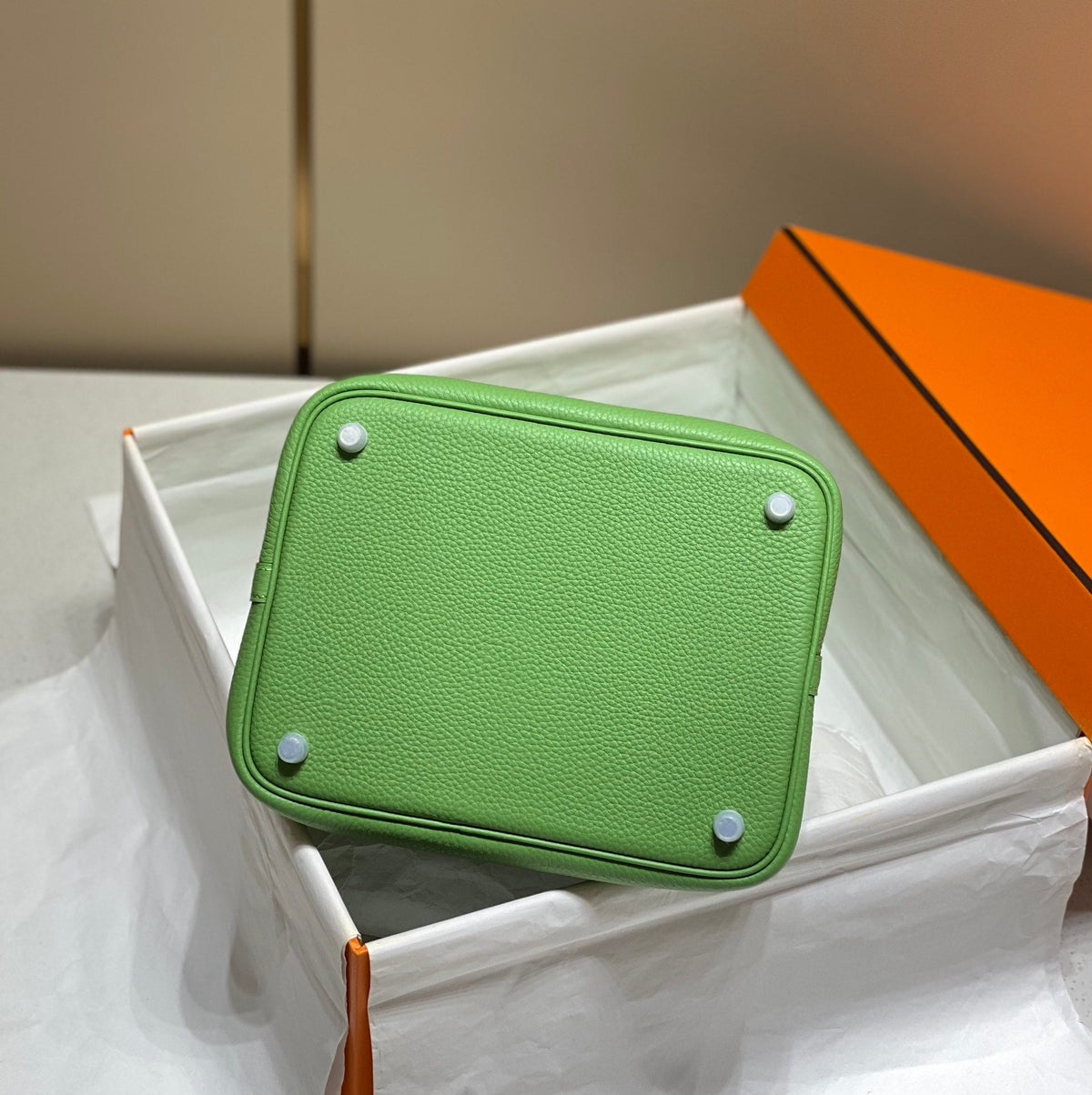Hermes Picotin Lock 22 Green Togo Shw Bag