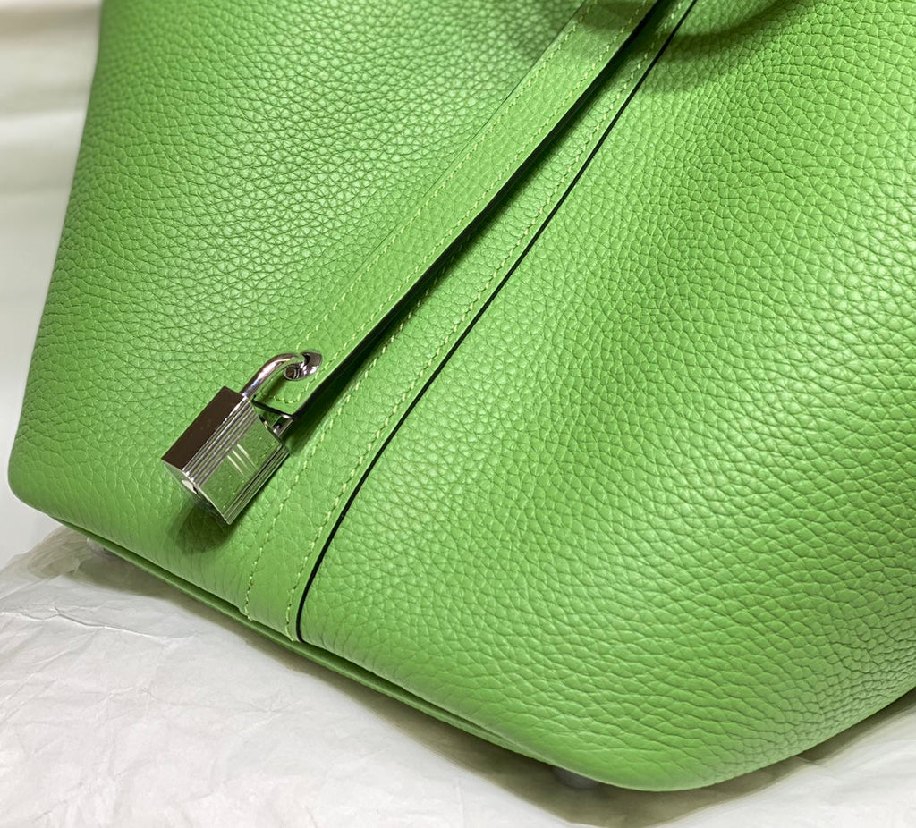 Hermes Picotin Lock 22 Green Togo Shw Bag