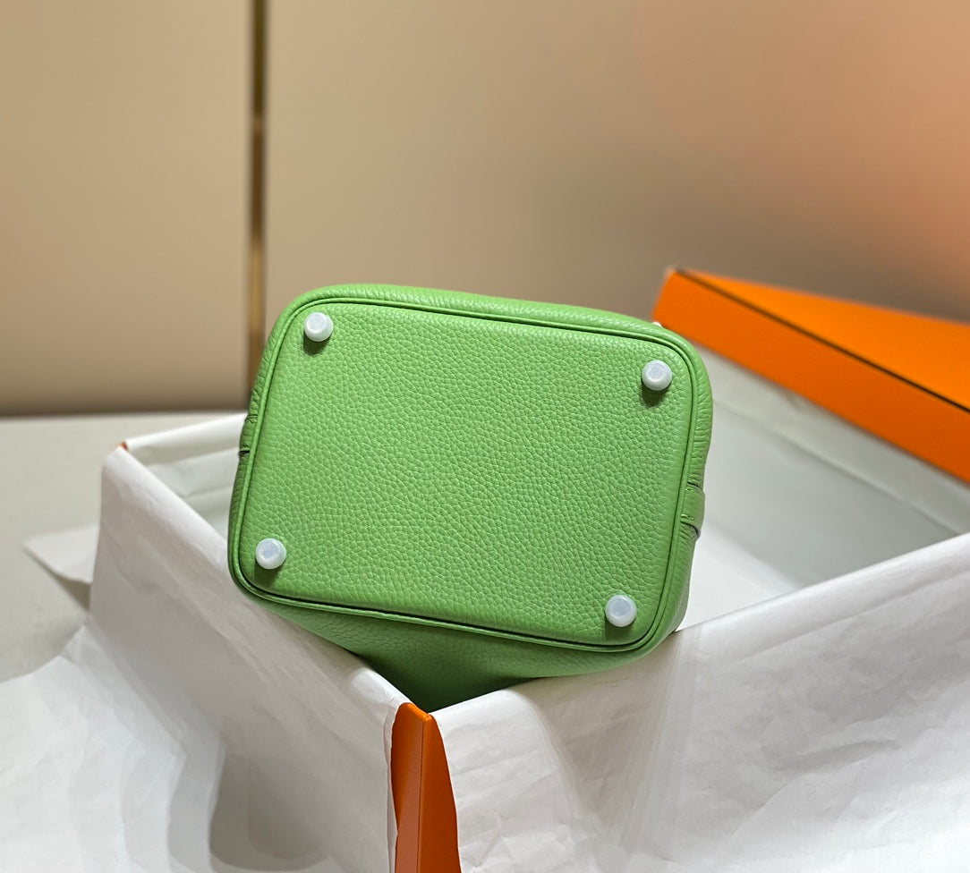 Hermes Picotin Lock 18 Green Togo Shw Bag