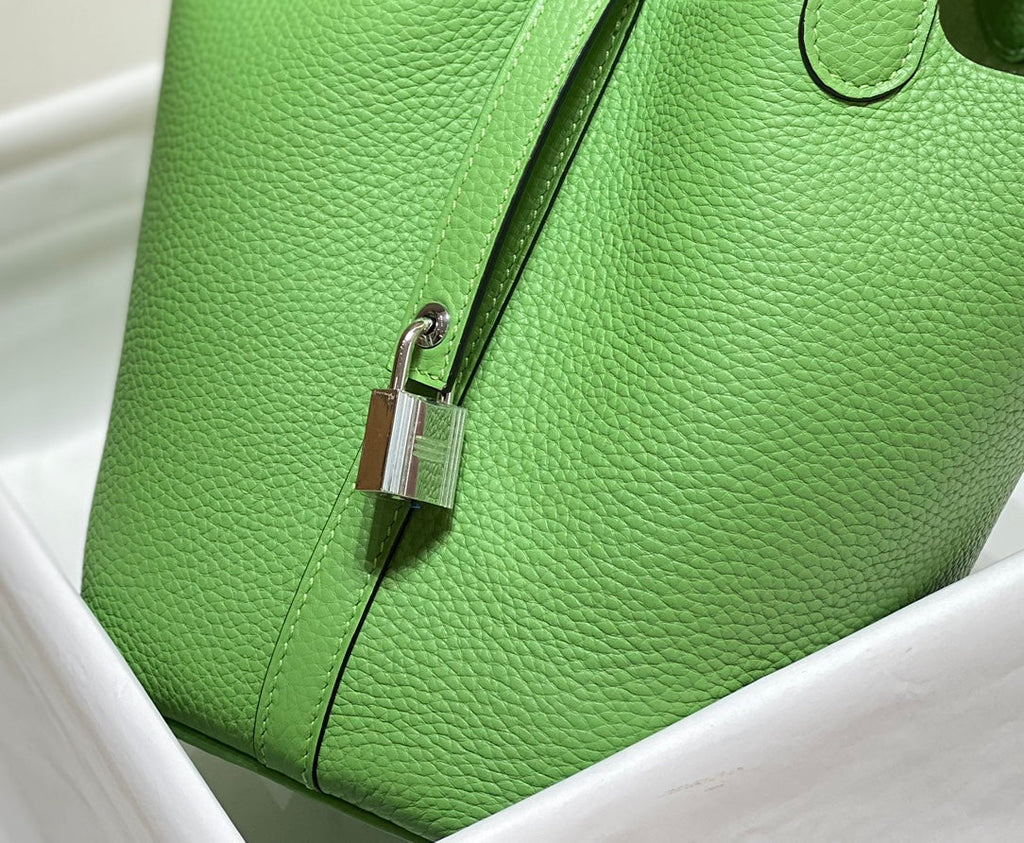 Hermes Picotin Lock 18 Green Togo Shw Bag