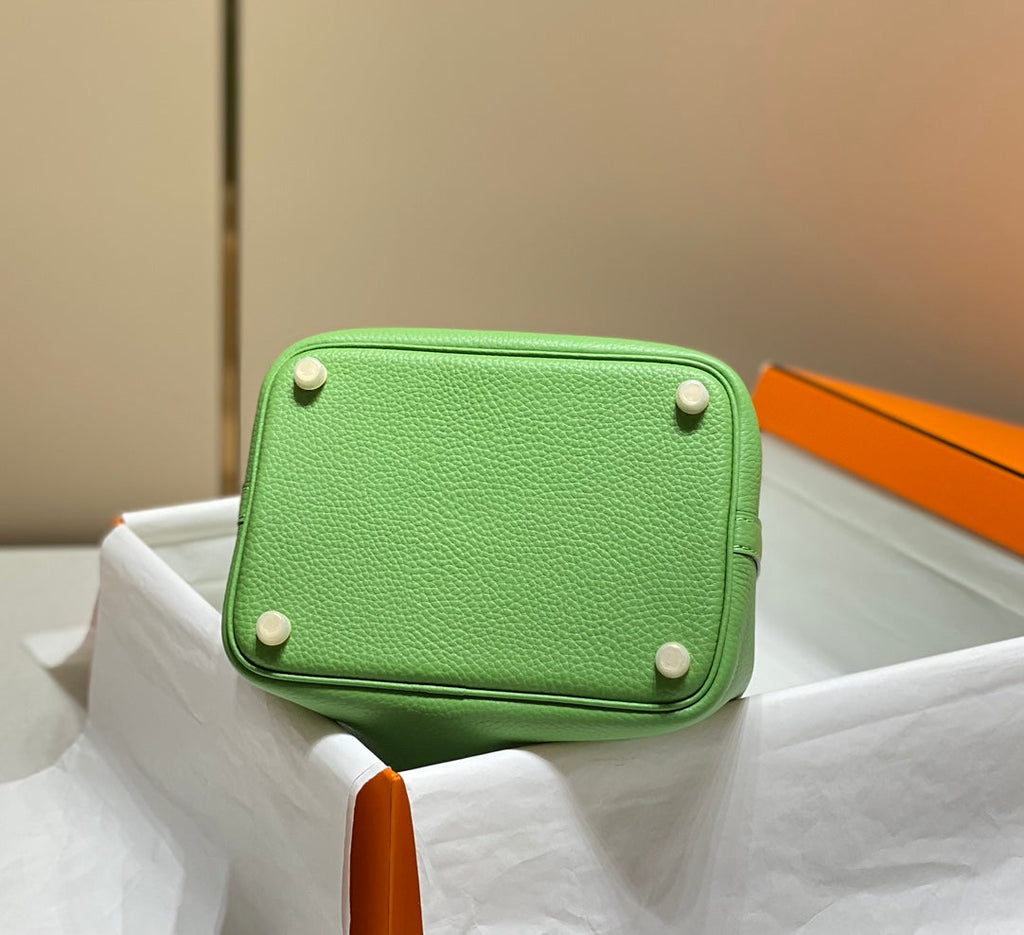 Hermes Picotin Lock 18 Green Togo Ghw Bag