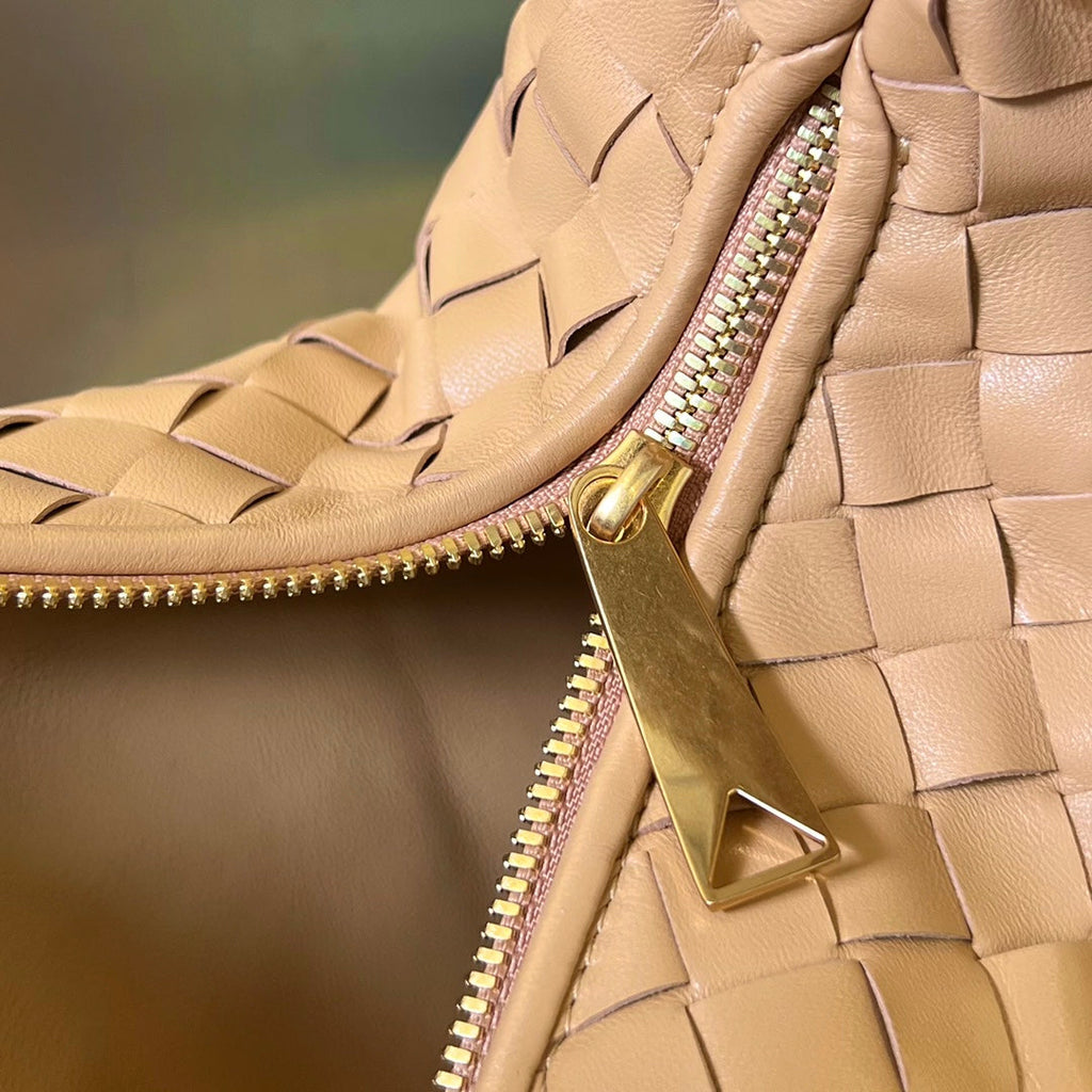 Bottega Veneta Small Jodie 48 Golden Brown Calfskin Bag