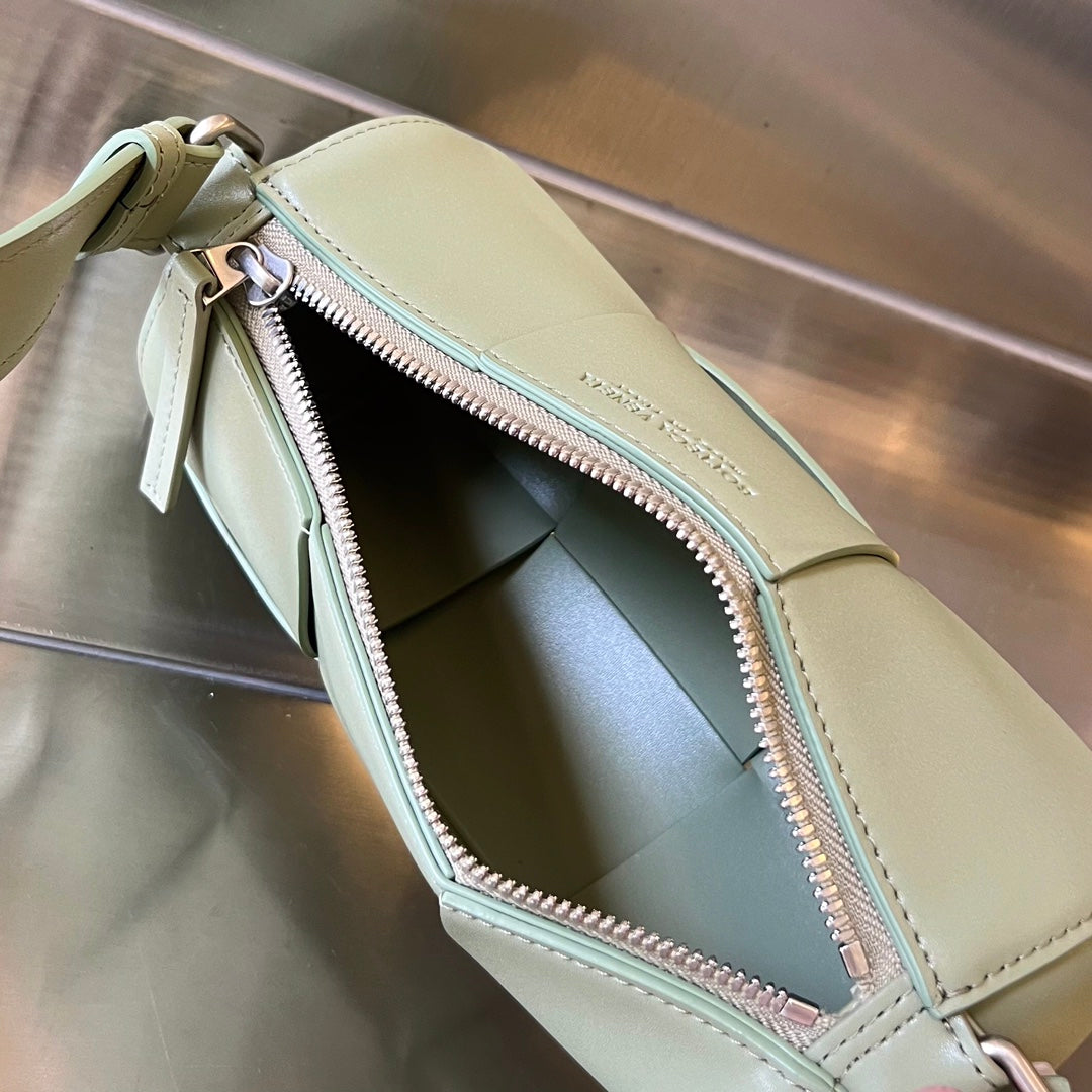 Bottega Veneta Small Cylinder Cassette 21 in Travertine Calfskin Bag