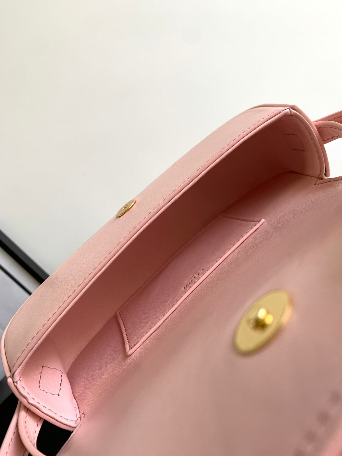 Celine Mini Tabou Clutch 18 Calfskin Sakura Pink