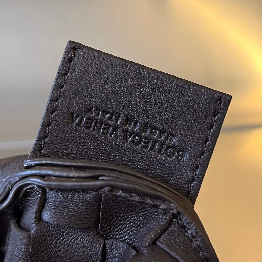 Bottega Veneta Sardine 20 with Chain in Black Lambskin Bag