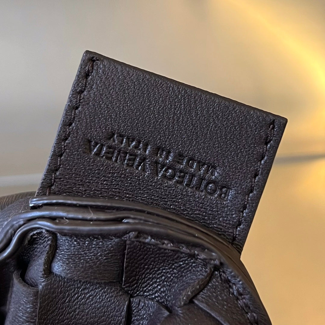 Bottega Veneta Sardine 20 with Chain in Black Lambskin Bag