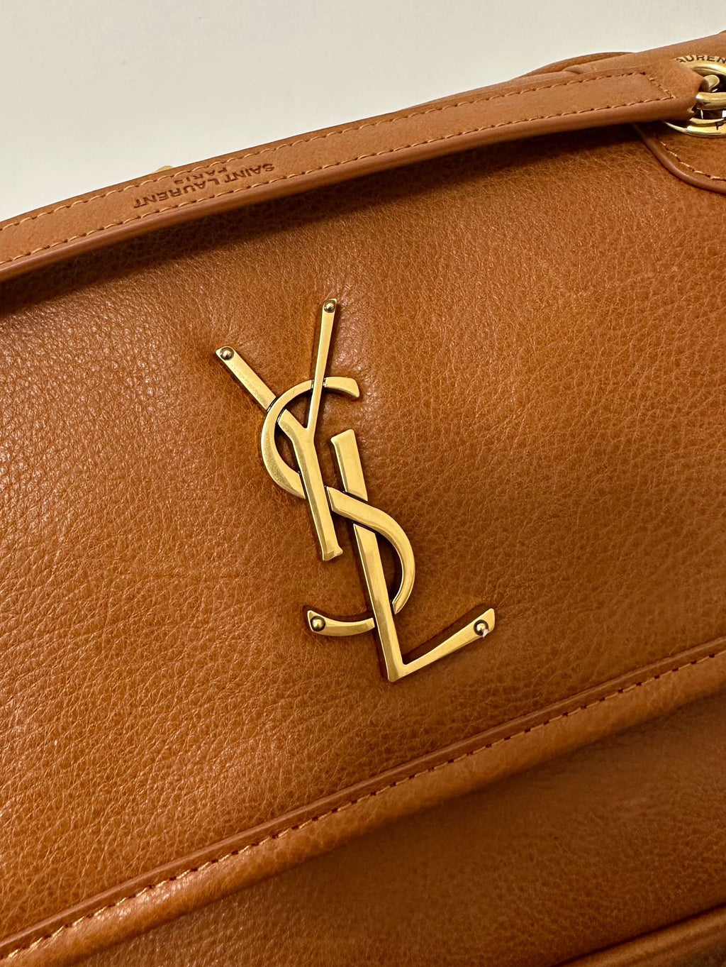 Saint Laurent Niki Medium 26 Lambskin Cinnamon Brown Bag