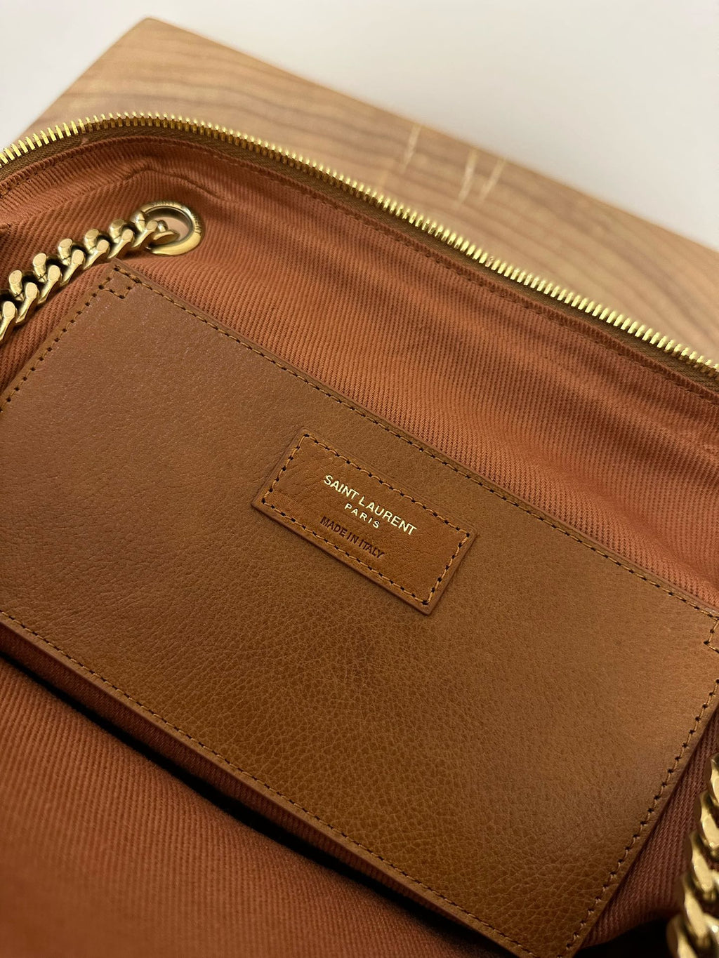 Saint Laurent Niki Medium 26 Lambskin Cinnamon Brown Bag