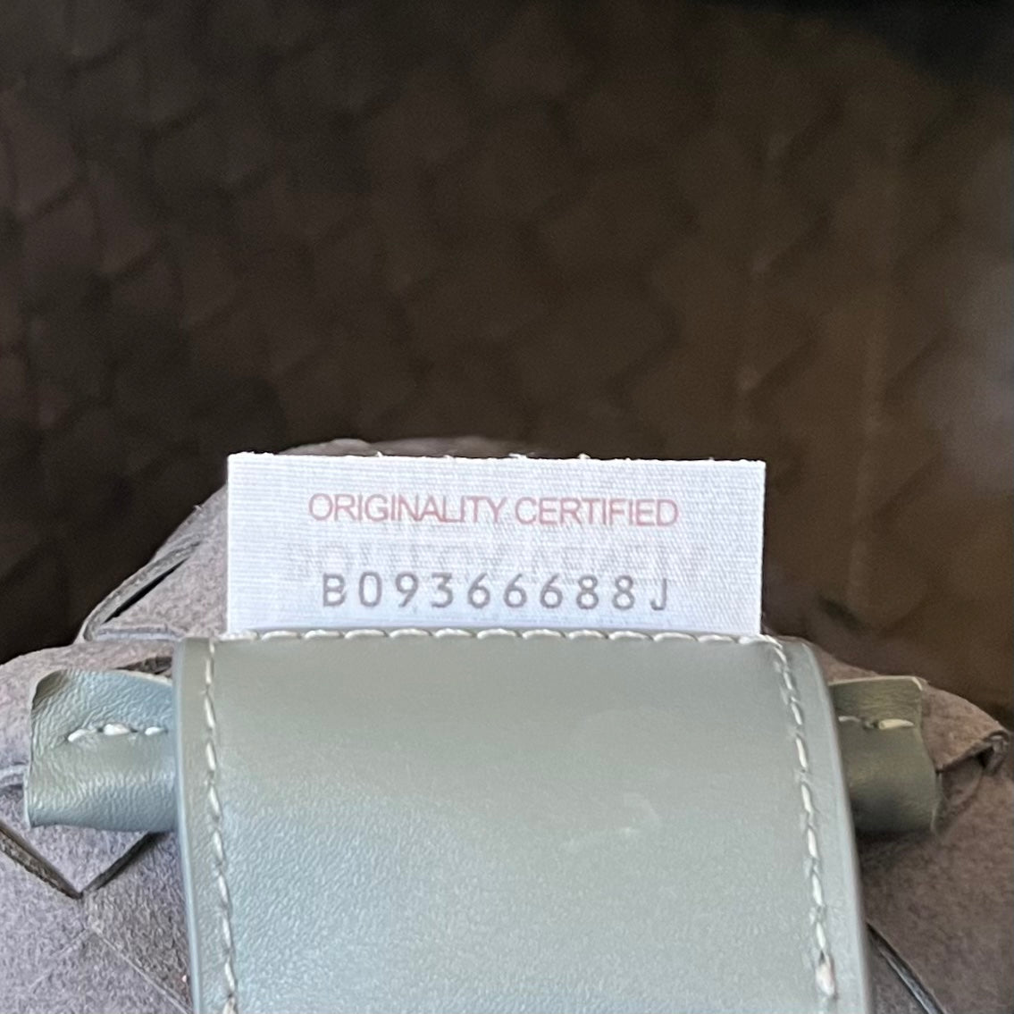 Bottega Veneta Slim Intrecciato Briefcase 36 Grey Calfskin Bag