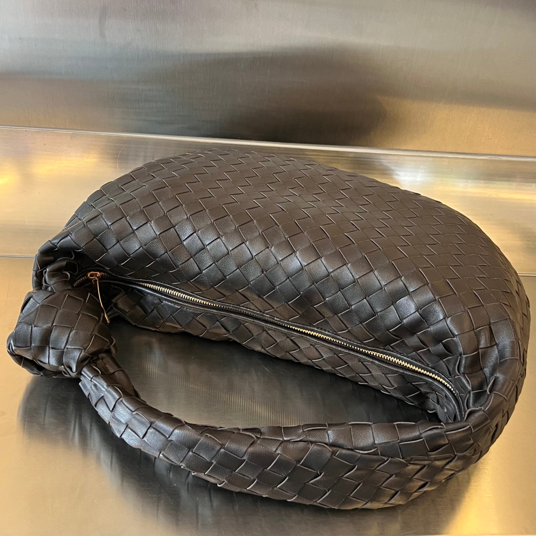 Bottega Veneta Small Jodie 48 Black Calfskin Bag