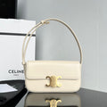 Celine Triomphe 20 White Cream Calfskin Bag