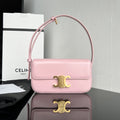 Celine Triomphe 20 Pink Pastel Calfskin Bag