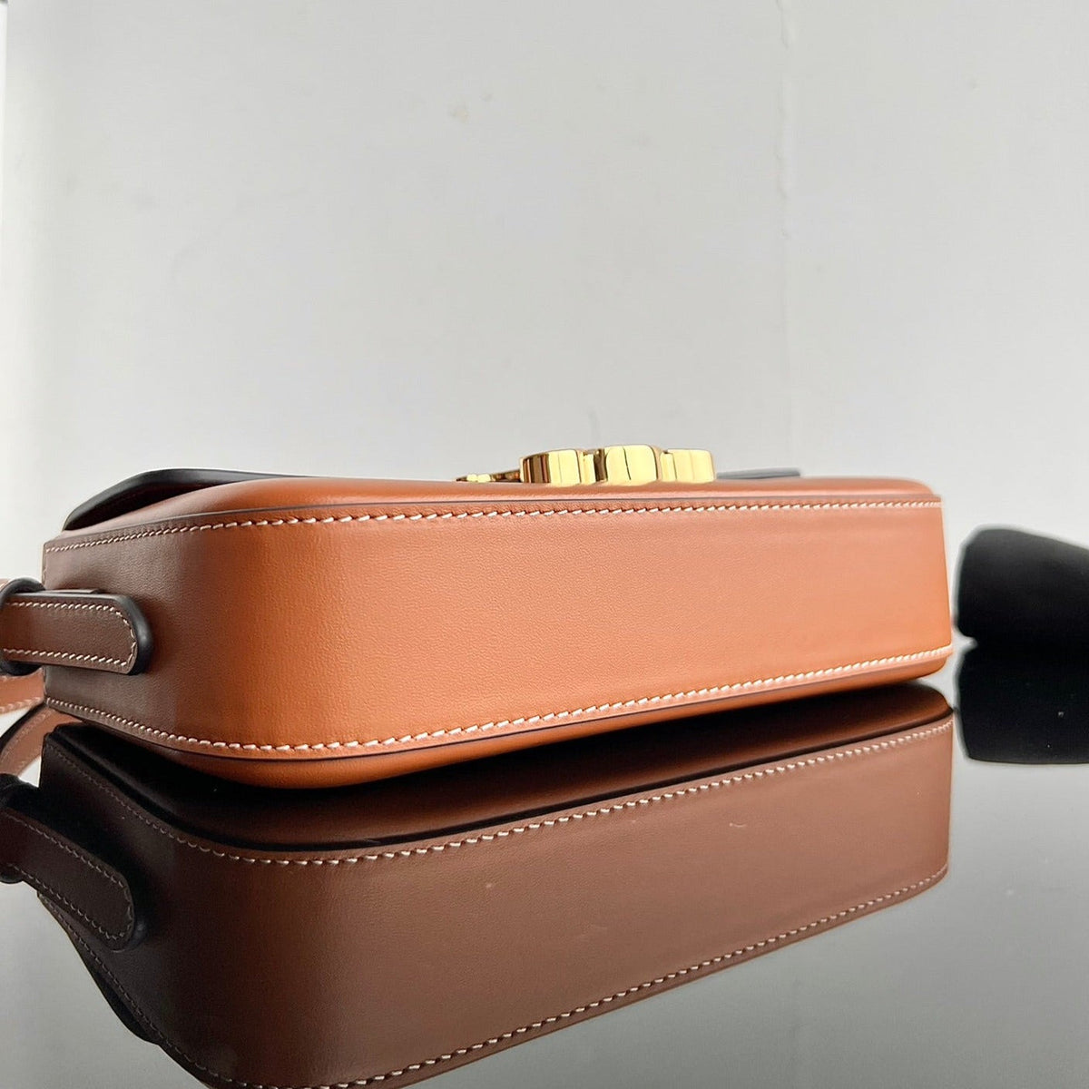 Celine Triomphe 20 Cider Orange Calfskin Bag
