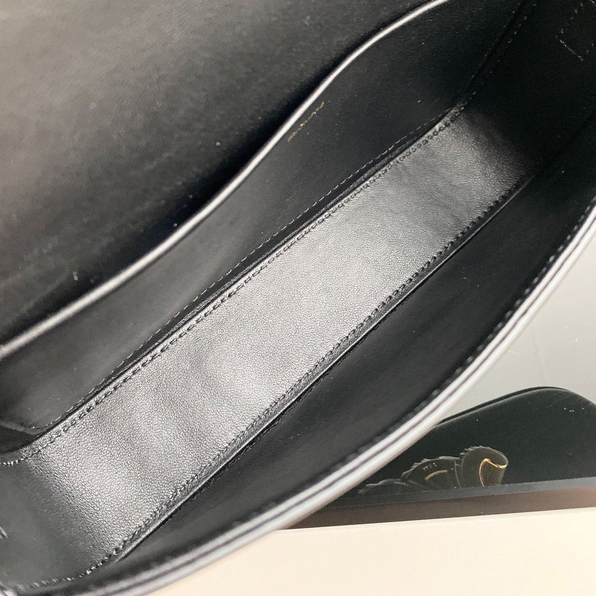 Celine Triomphe 20 Black Calfskin Bag