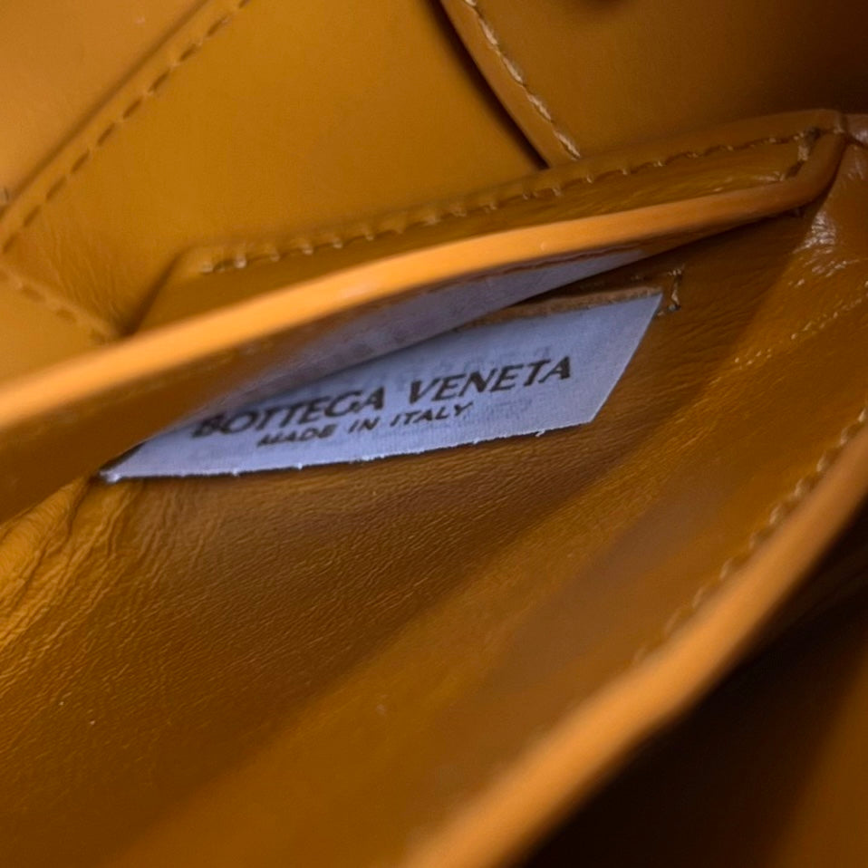 Bottega Veneta Small Brick Cassette 23 in Sandstone Orange Soft Lambskin Bag