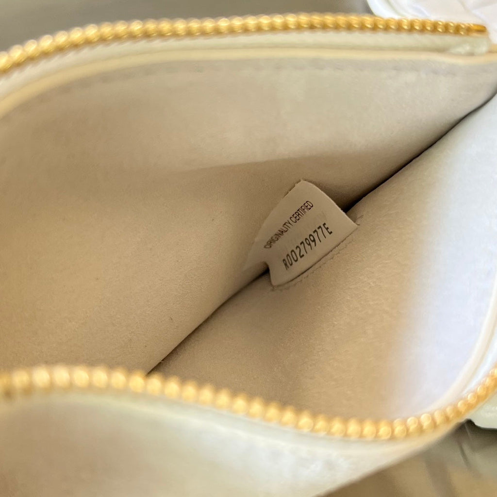 Bottega Veneta Mini Solstice 30 White Lambskin Bag