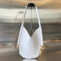 Bottega Veneta Mini Solstice 30 White Lambskin Bag
