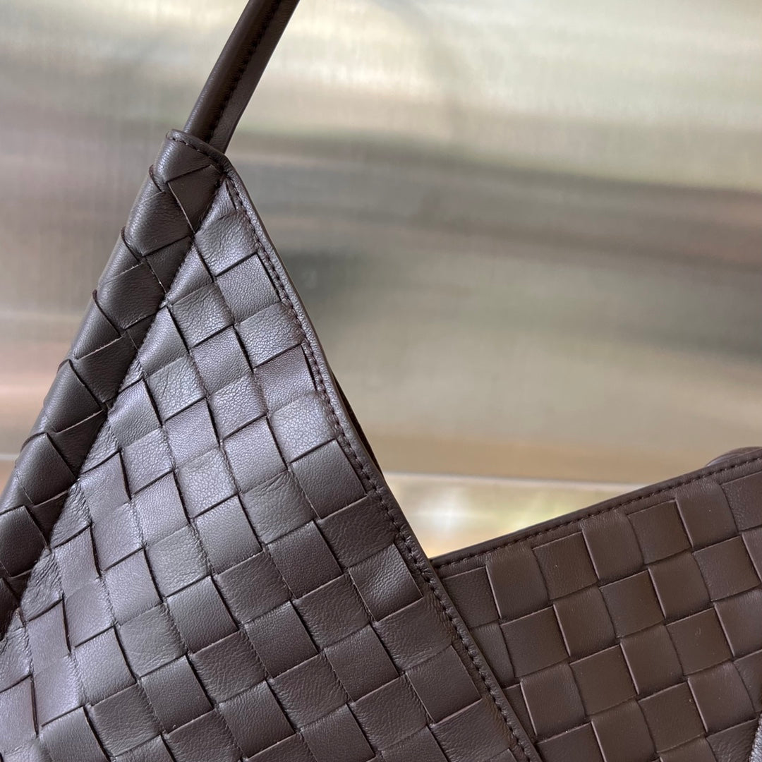 Bottega Veneta Mini Solstice 30 Chocolate Lambskin Bag