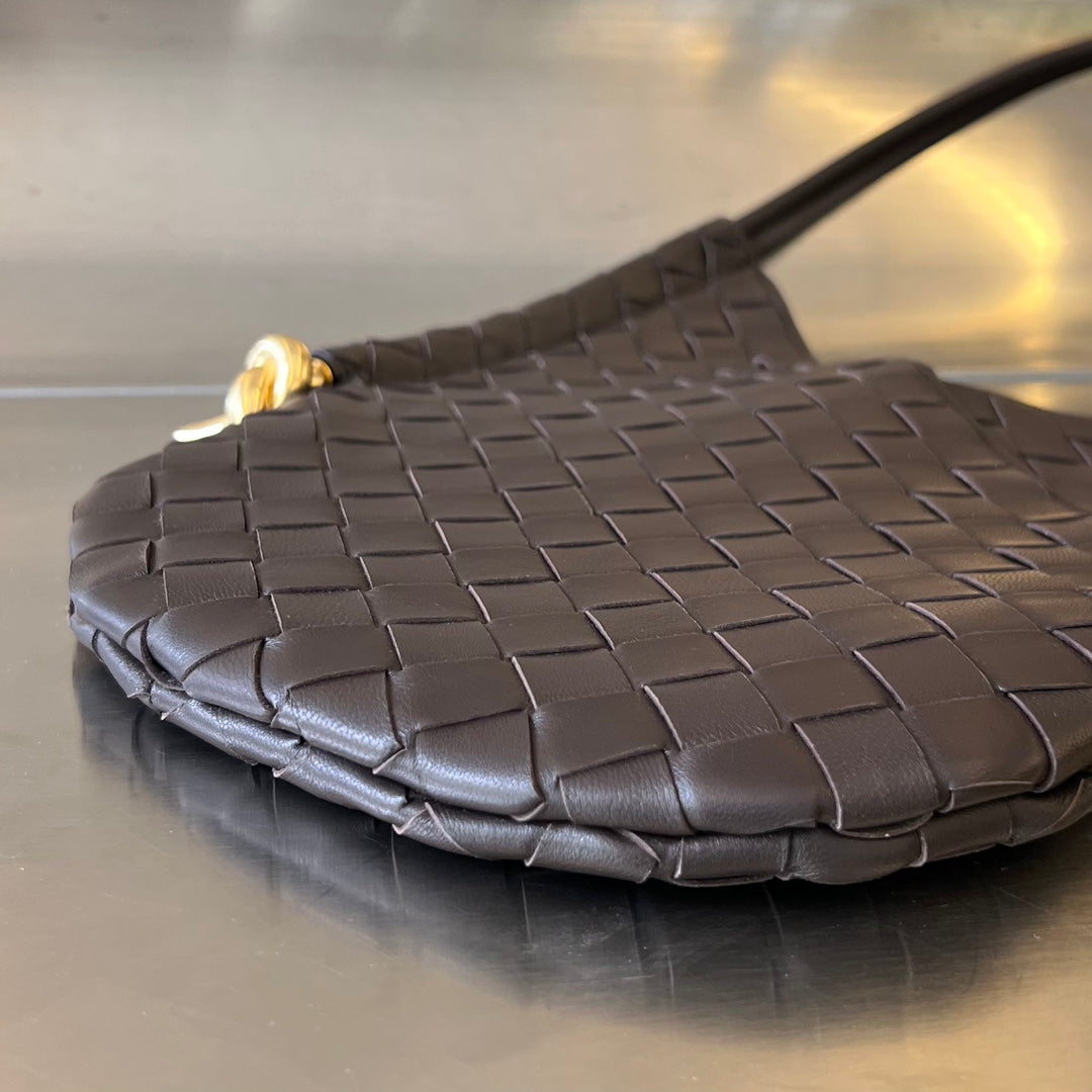 Bottega Veneta Mini Solstice 30 Chocolate Lambskin Bag