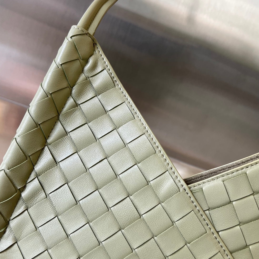 Bottega Veneta Mini Solstice 30 Sardine Grey Lambskin Bag
