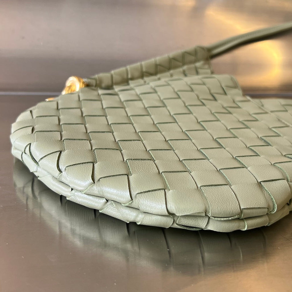 Bottega Veneta Mini Solstice 30 Sardine Grey Lambskin Bag