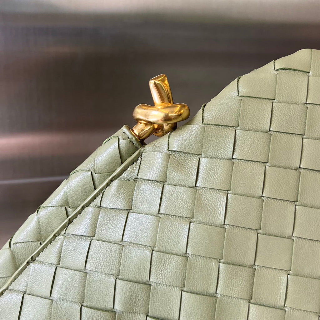 Bottega Veneta Mini Solstice 30 Sardine Grey Lambskin Bag