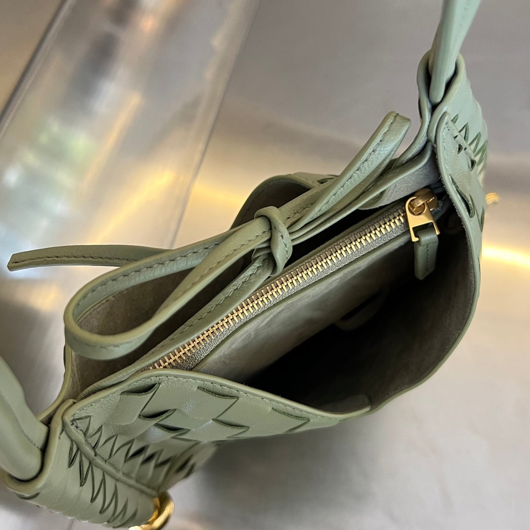 Bottega Veneta Mini Solstice 30 Sardine Grey Lambskin Bag