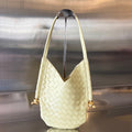 Bottega Veneta Mini Solstice 30 Dark Cream Lambskin Bag