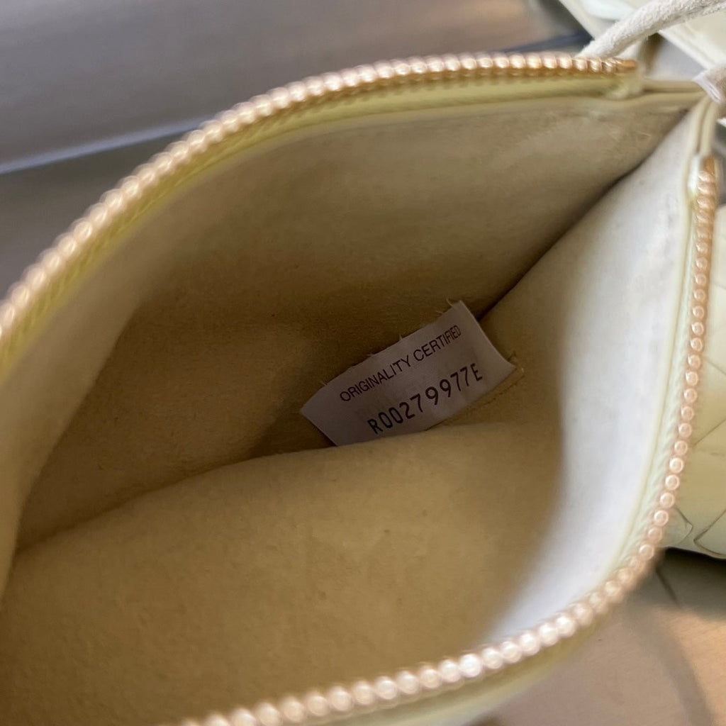 Bottega Veneta Mini Solstice 30 Dark Cream Lambskin Bag