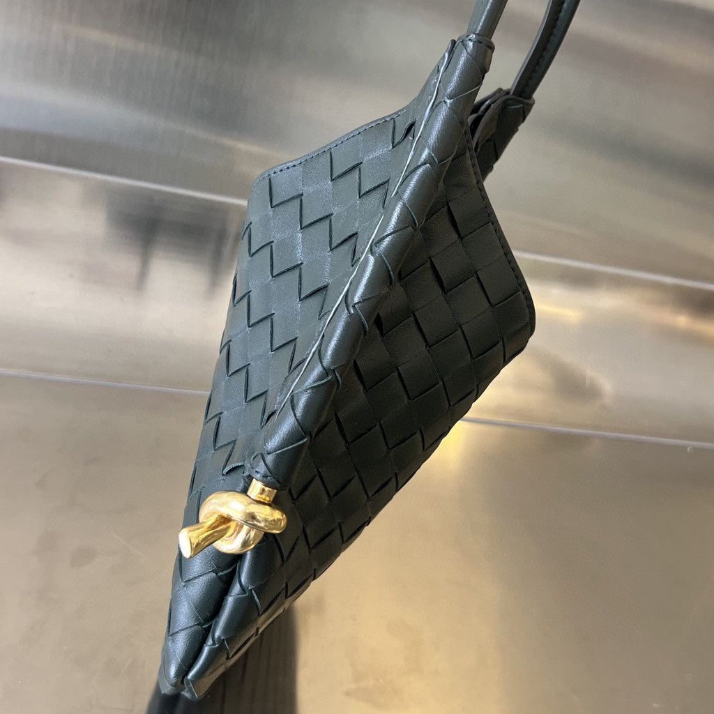 Bottega Veneta Mini Solstice 30 Black Lambskin Bag