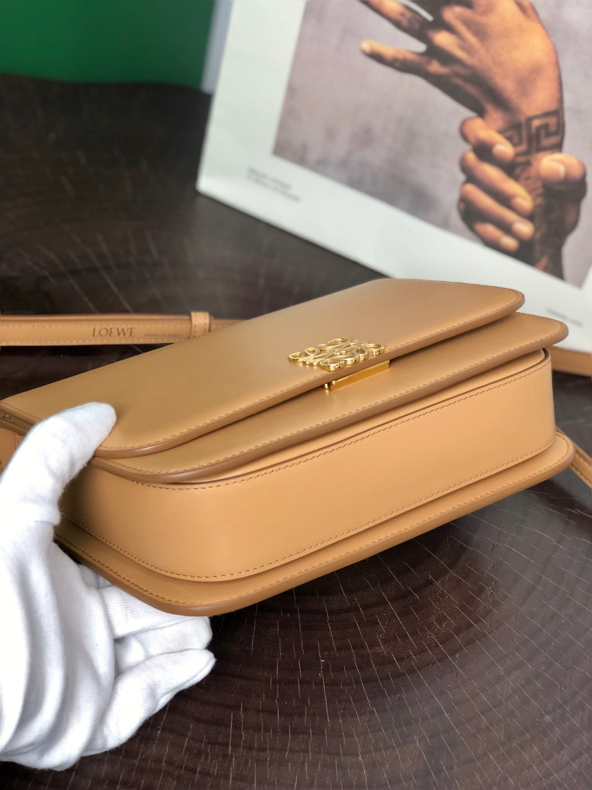 Loewe Goya Bag 23 in Copper Brown Calfskin