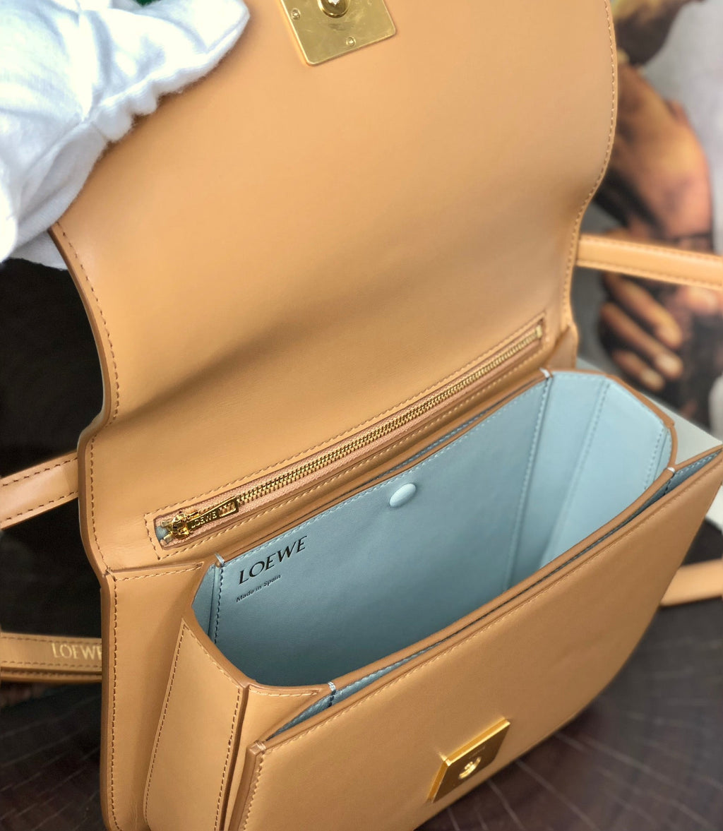 Loewe Goya Bag 23 in Copper Brown Calfskin