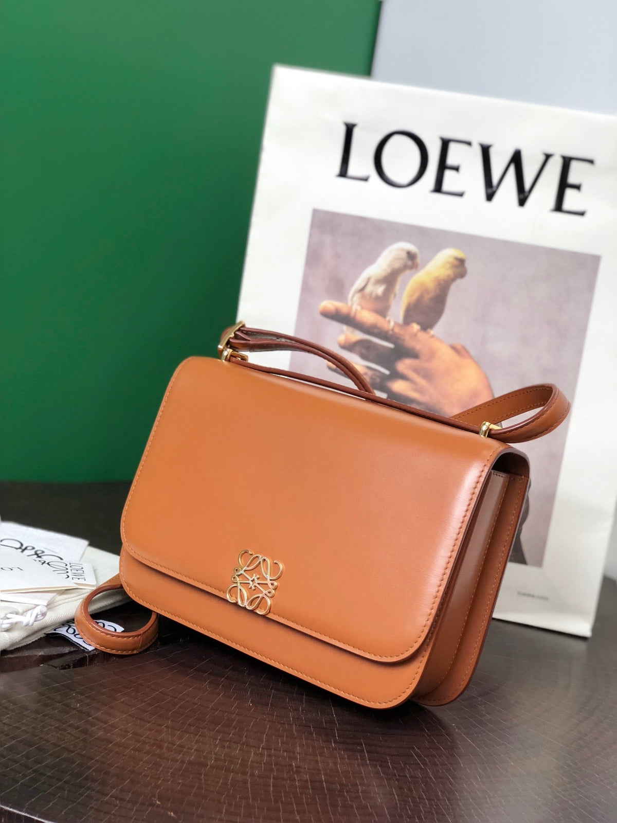 Loewe Goya Bag 23 in Warm Desert Silk Calfskin