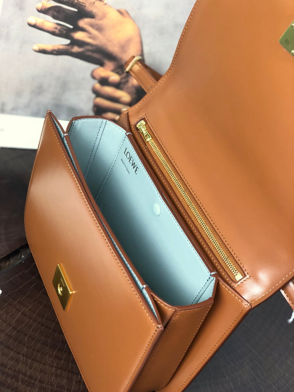 Loewe Goya Bag 23 in Warm Desert Silk Calfskin