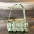 Bottega Veneta Small Brick Cassette 23 in Swamp Green Soft Lambskin Bag