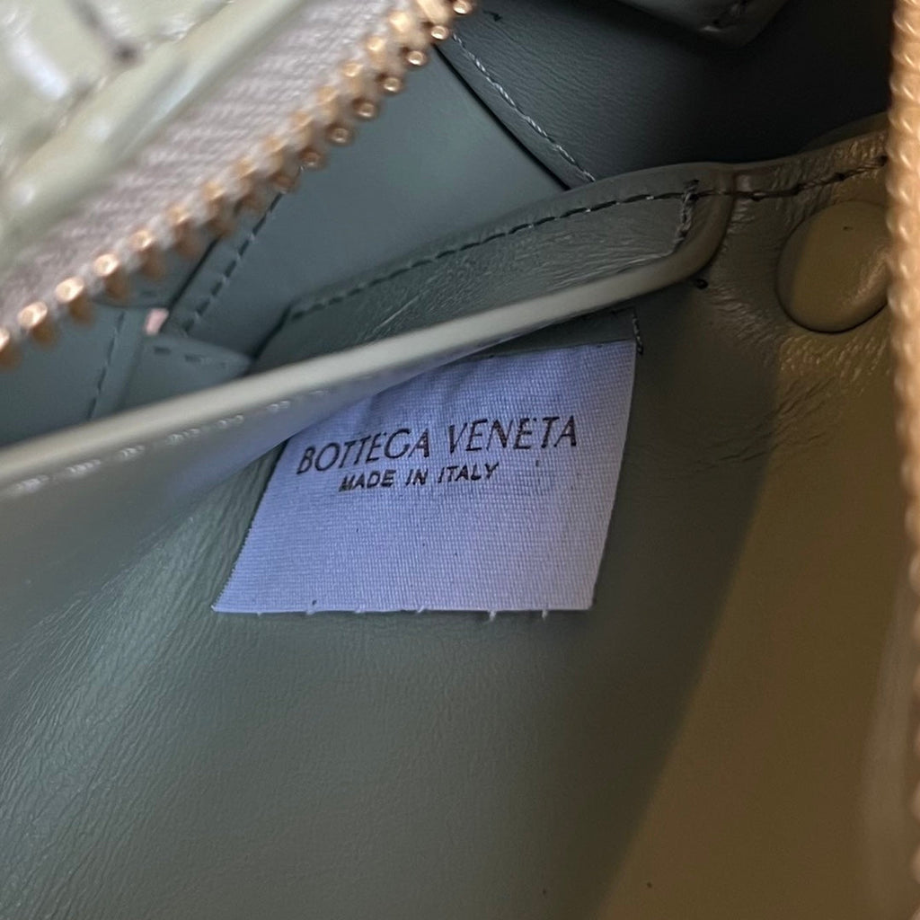 Bottega Veneta Small Brick Cassette 23 in Swamp Green Soft Lambskin Bag