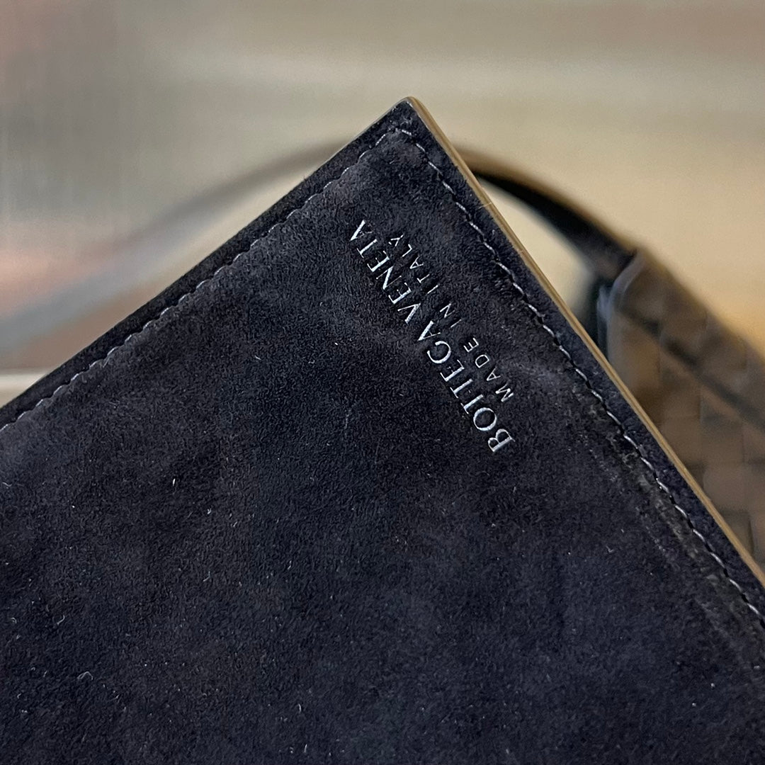 Bottega Veneta Medium Solstice 44 Black Lambskin Bag