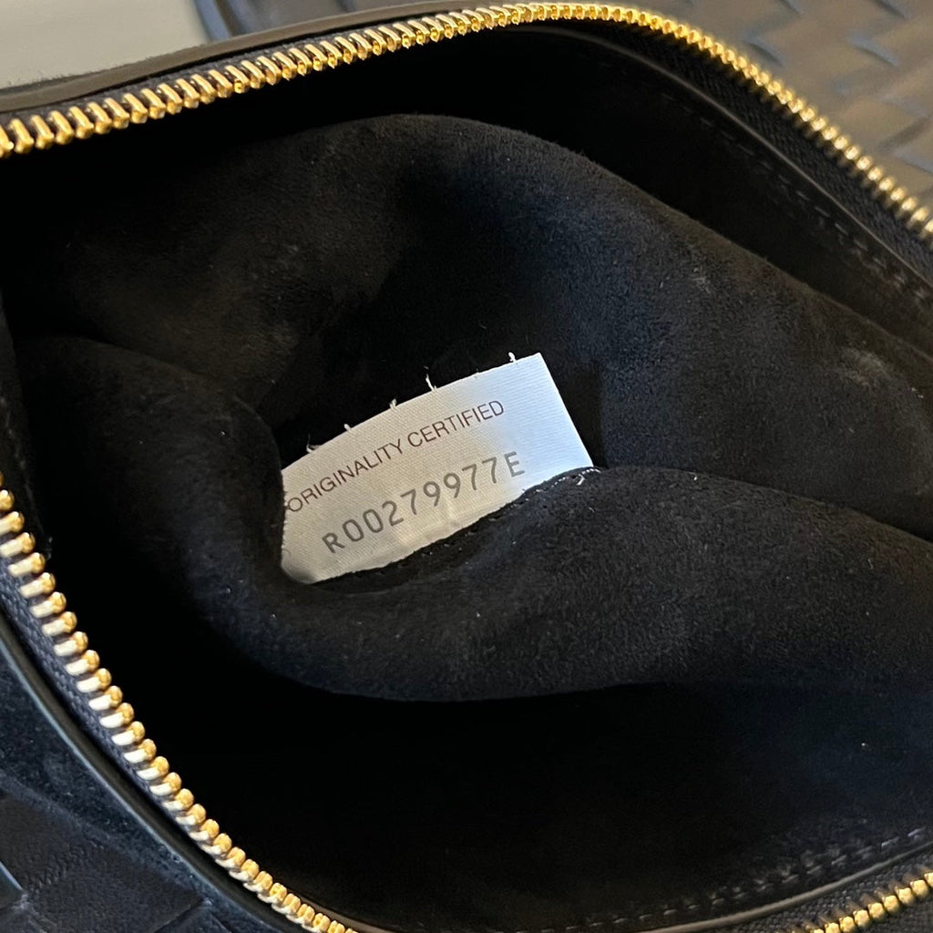 Bottega Veneta Medium Solstice 44 Black Lambskin Bag