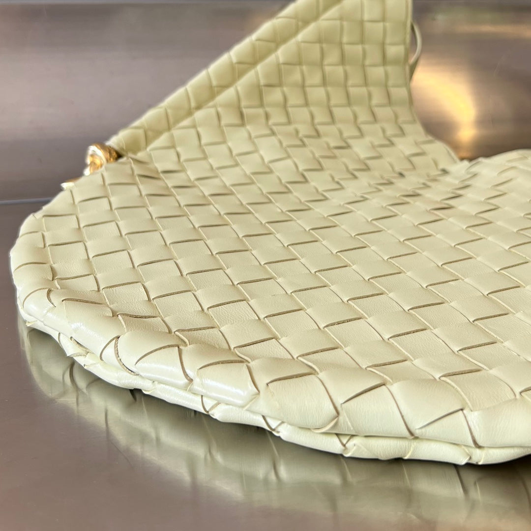 Bottega Veneta Medium Solstice 44 Dark Cream Lambskin Bag