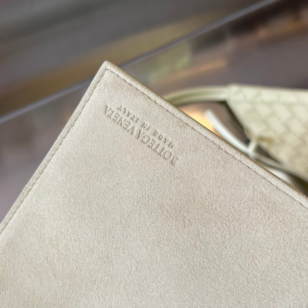 Bottega Veneta Medium Solstice 44 Dark Cream Lambskin Bag