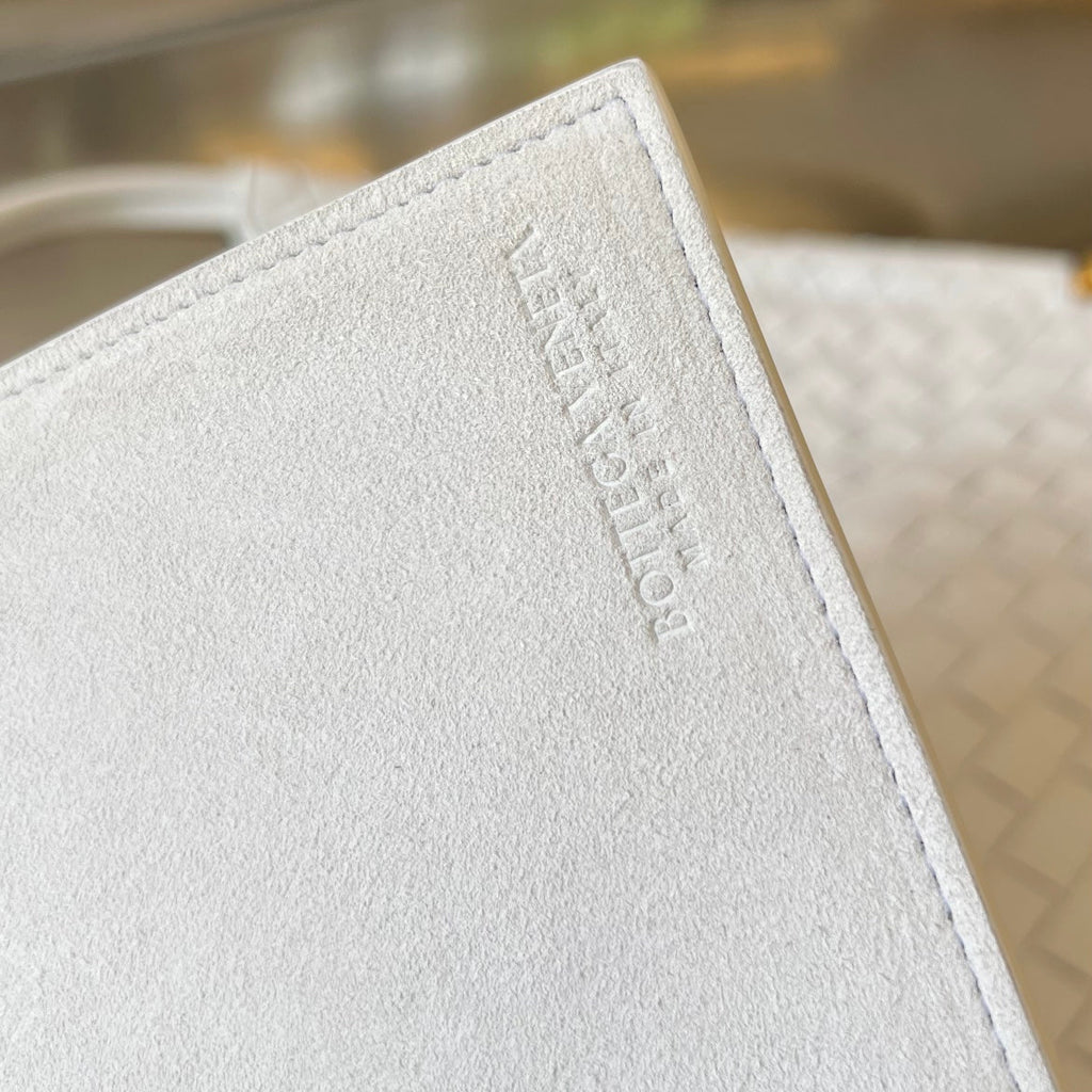 Bottega Veneta Medium Solstice 44 White Lambskin Bag