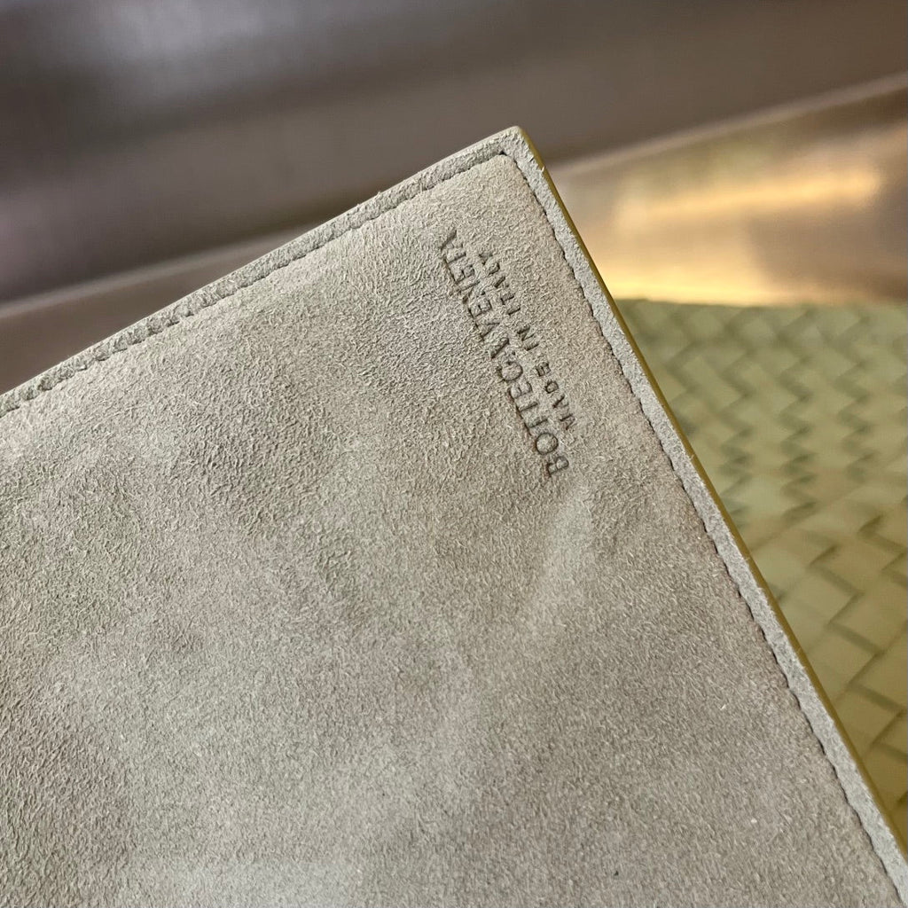 Bottega Veneta Medium Solstice 44 Sardine Grey Lambskin Bag