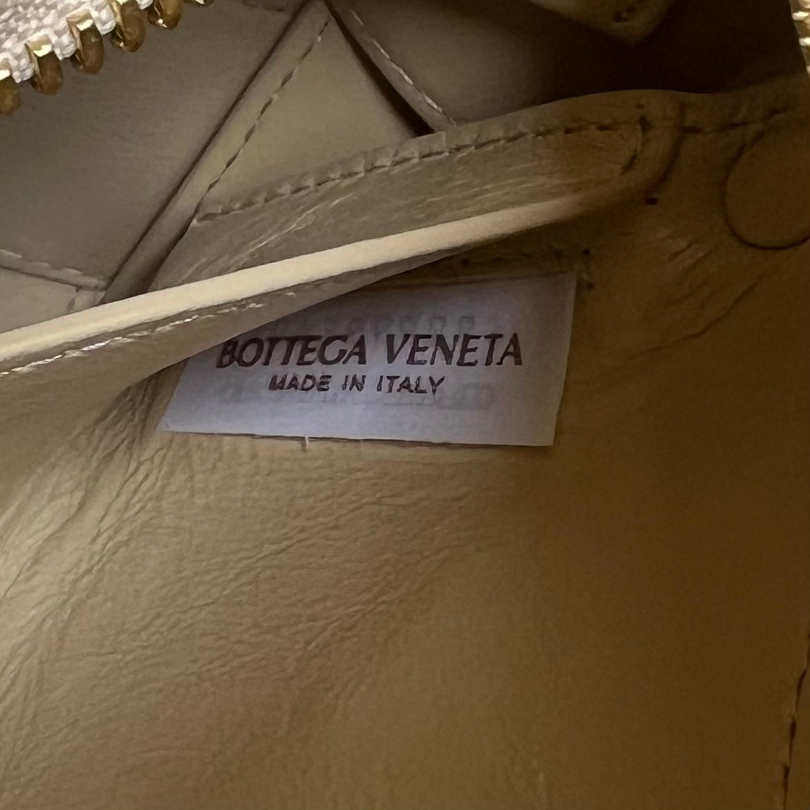 Bottega Veneta Small Brick Cassette 23 in Blond Beige Soft Lambskin Bag