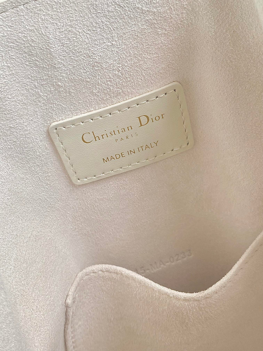 Dior Medium C'Est 24 in White Cd-Embossed Calfskin Bag