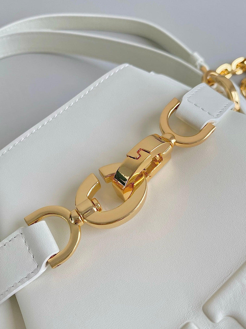 Dior Medium C'Est 24 in White Cd-Embossed Calfskin Bag