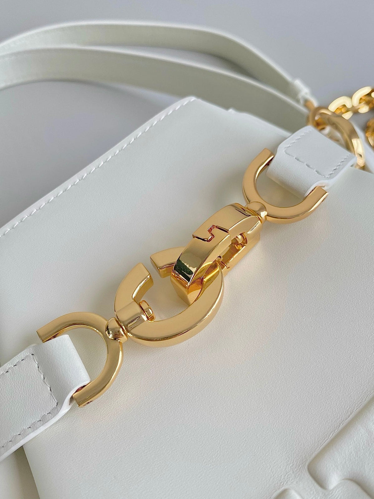 Dior Medium C'Est 24 in White Cd-Embossed Calfskin Bag
