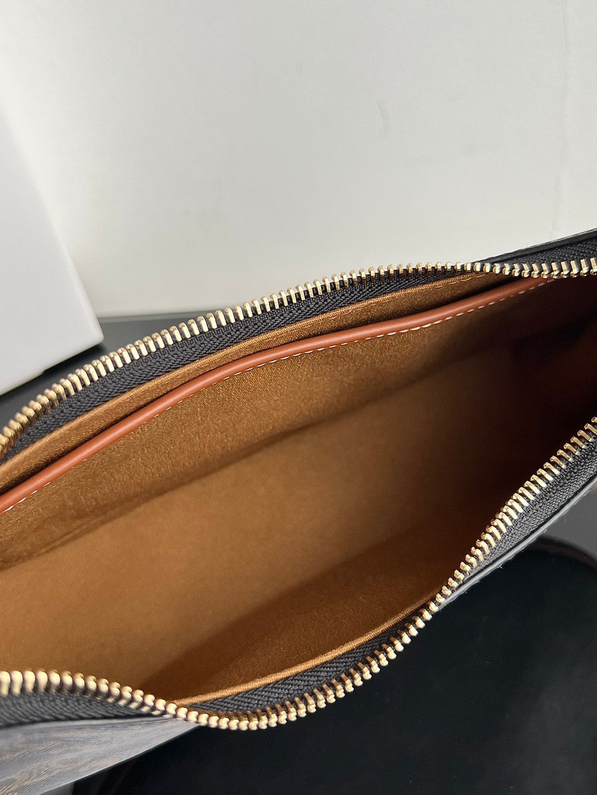 Celine Triphome 23 Cowhide Tan Caro Bag