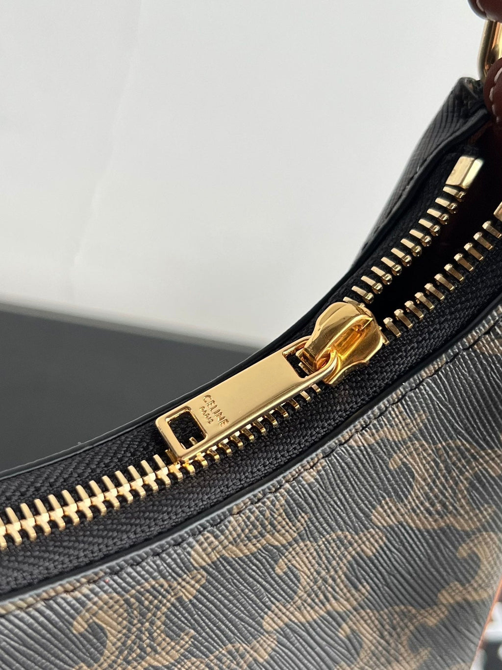 Celine Triphome 23 Cowhide Tan Caro Bag